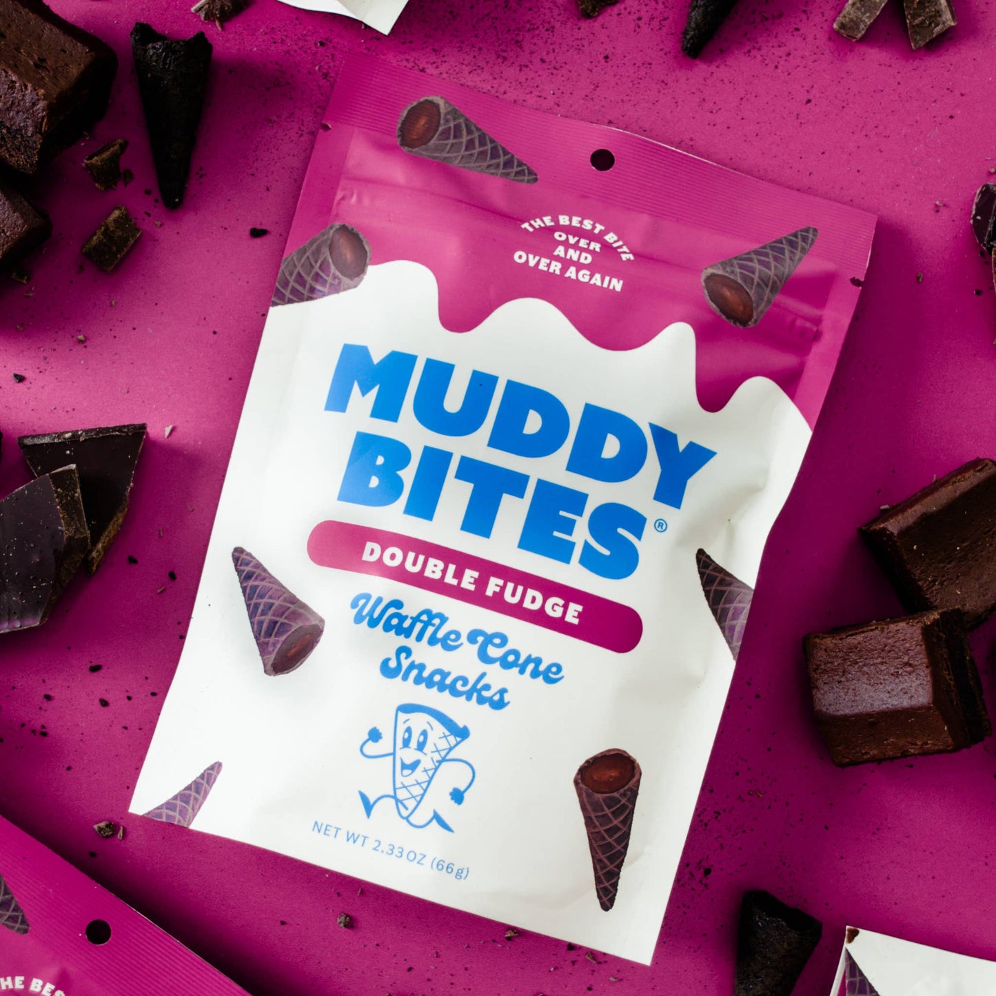 Double Fudge Waffle Cone Snacks