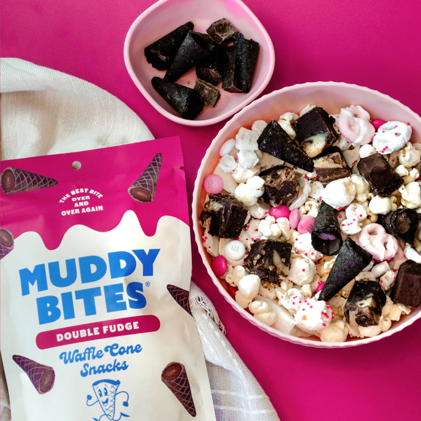 Double Fudge Waffle Cone Snacks