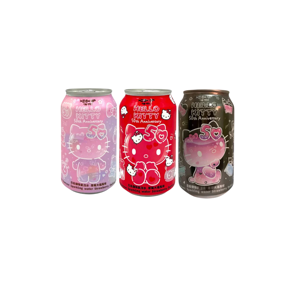 Hello Kitty Ramune Strawberry Sparling Water 330ml