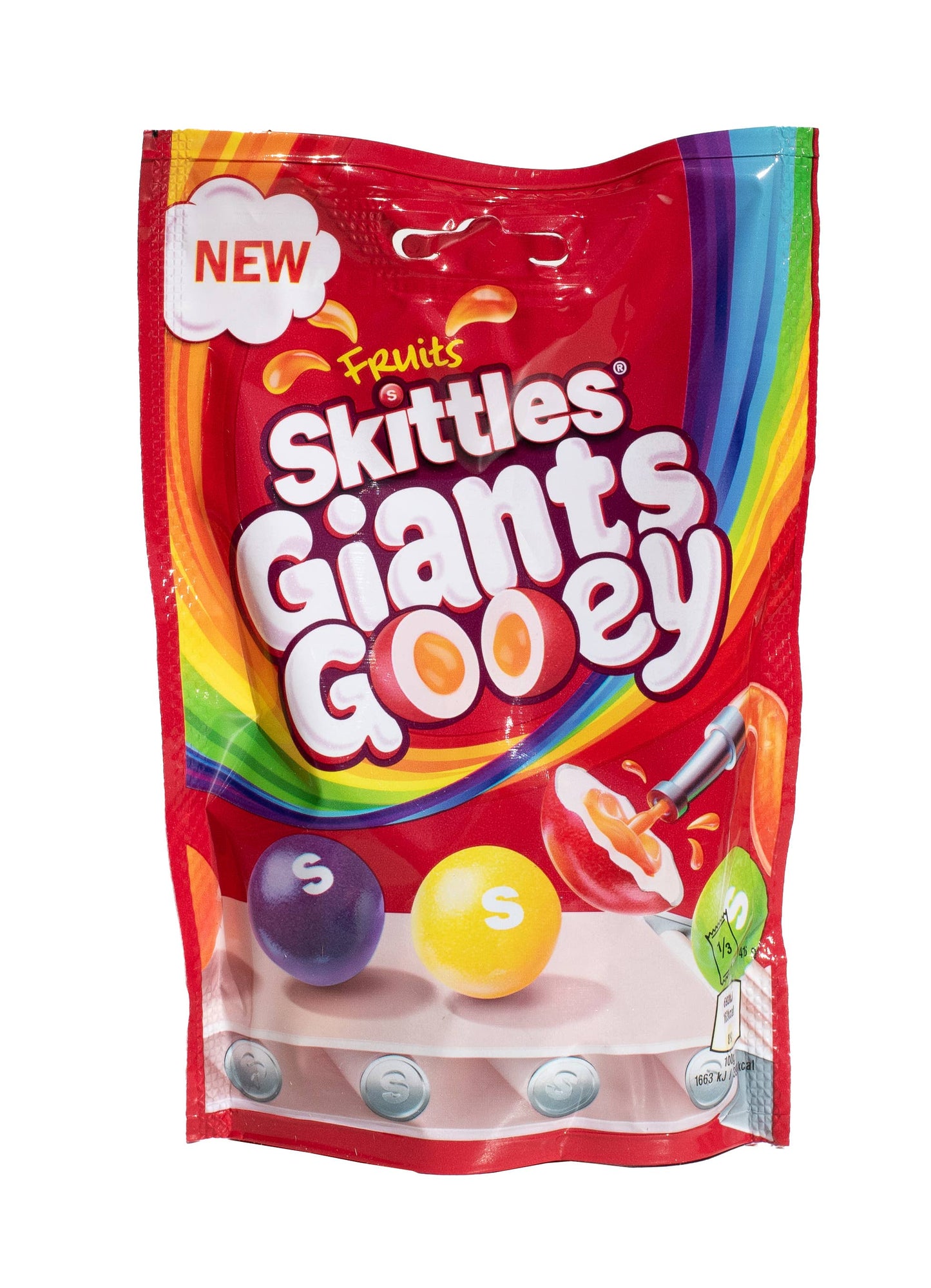 Limited Import - Skittles Giants Gooey 132g, 15ct