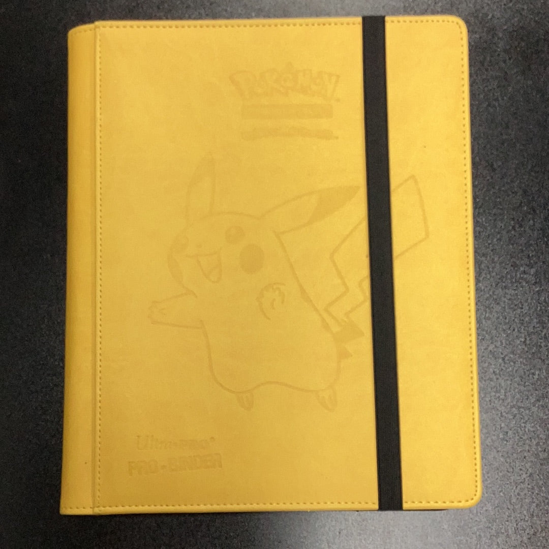Ultra Pro Pikachu Binder (used like new)