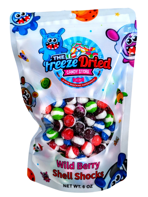 Freeze Dried Shell Shocks: Wild Berry / Singles / 2 oz