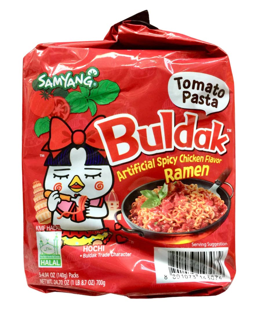 Buldak Tomato Pasta Ramen 5pck