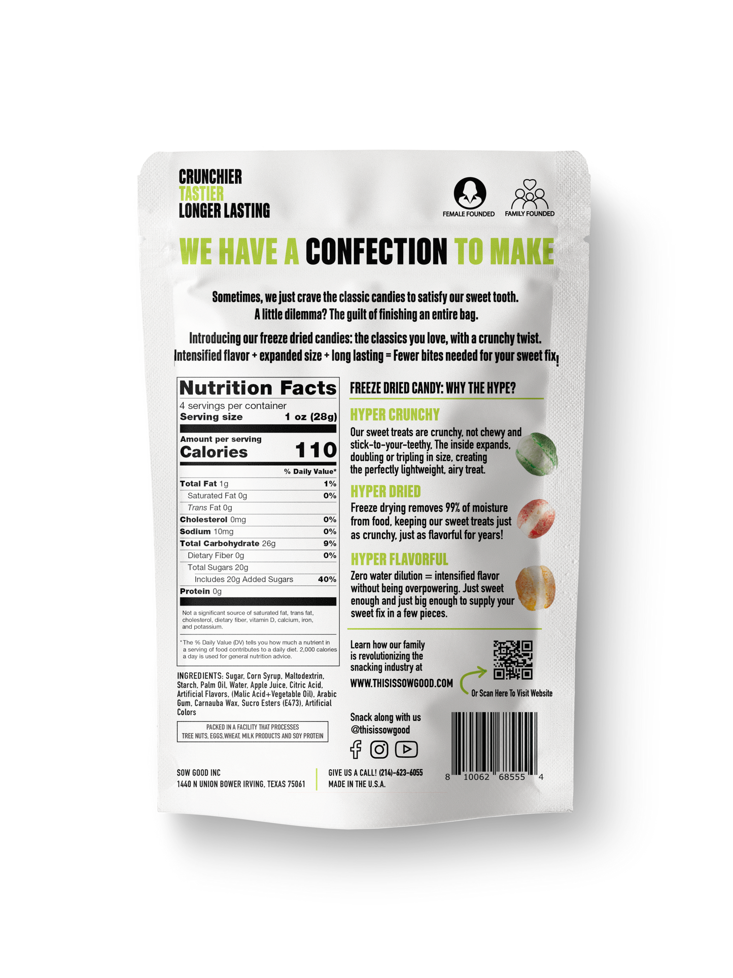 Freeze Dried Sour Spheres