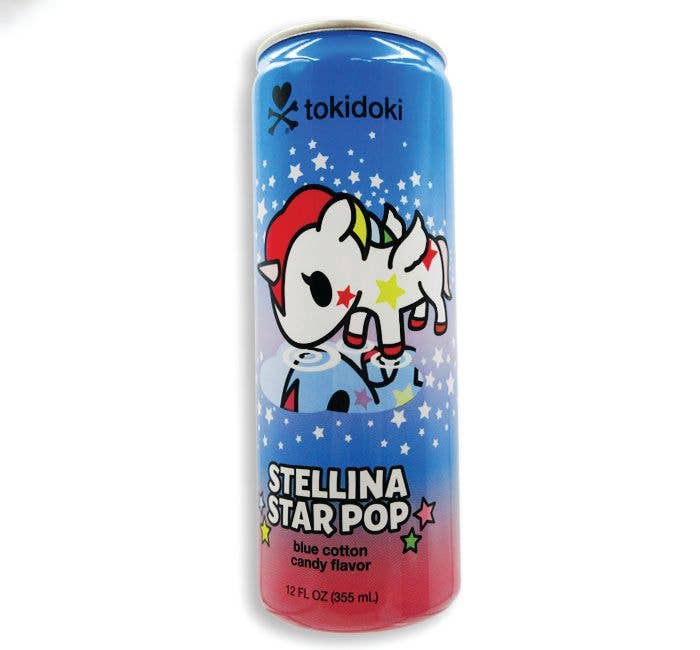 Stellina Star Pop, Blue Cotton Candy Flavor, 12ct