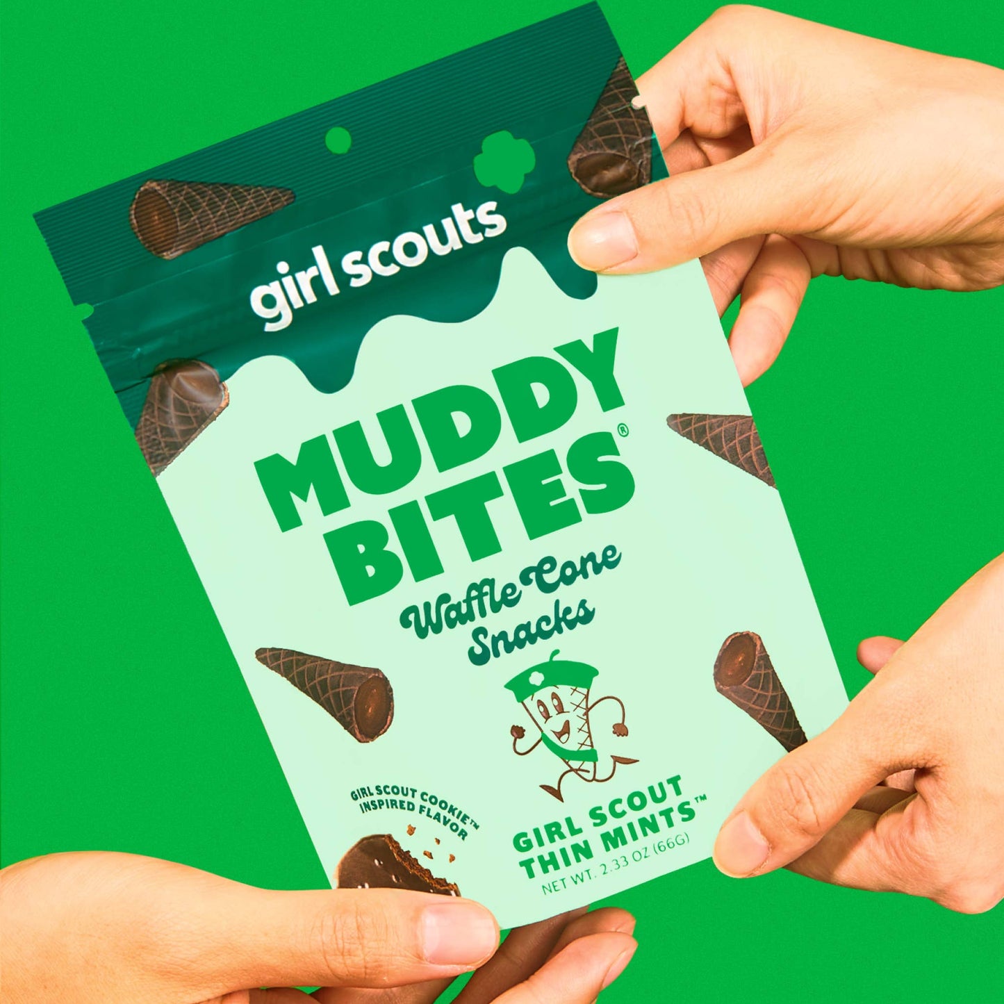 Thin Mint Bite-Sized Waffle Cones Snacks