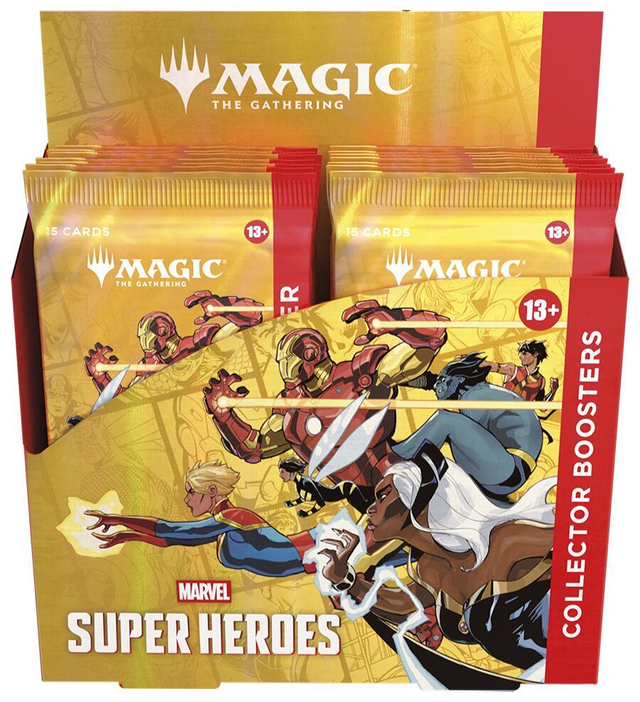 marvel super heroes collector booster box preorder in store pickup