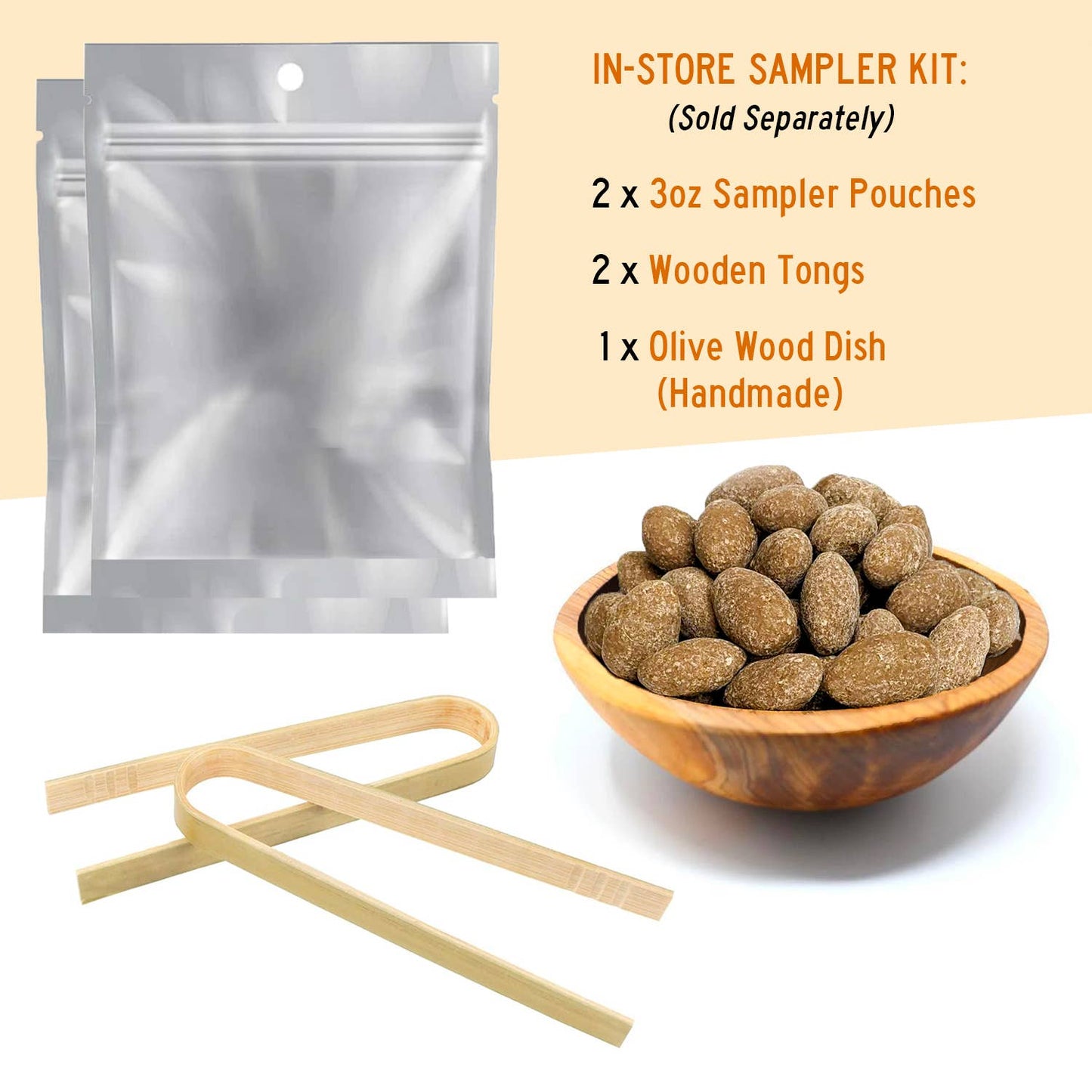 Mocha + Sea Salt Coffee Nuts, 1.05oz Pouches