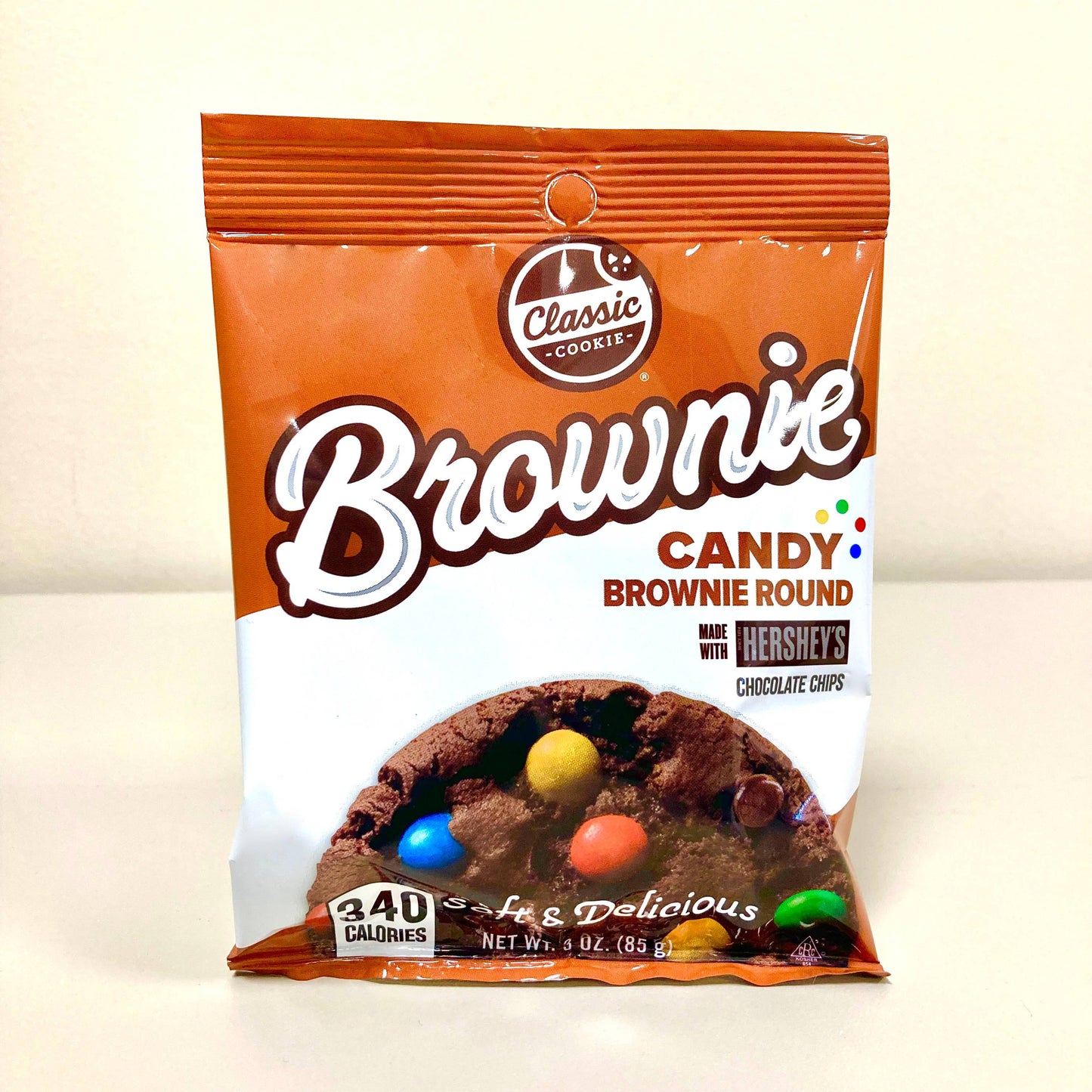 Candy Brownie Round made with Hershey's® Chocolate Chips