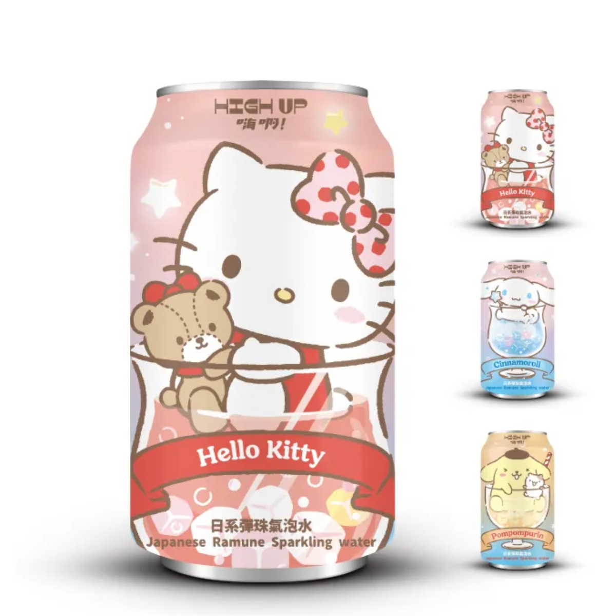 Hello Kitty Ramune Sparkling Water Original Flavor 330ml