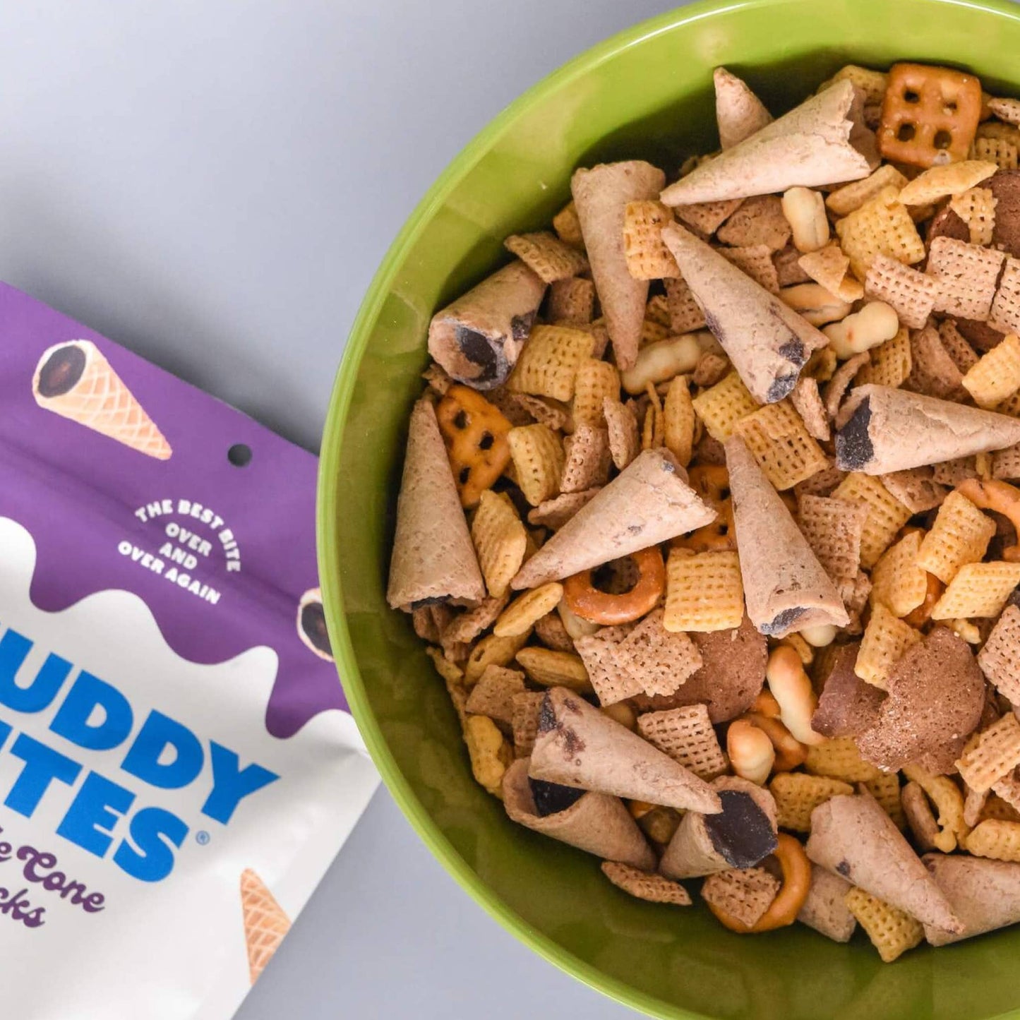 Dark Chocolate Bite-Sized Waffle Cones Snacks